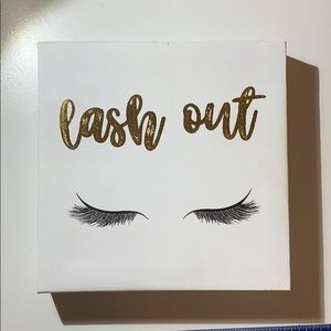 Lash out canvas
